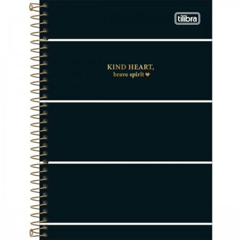 CADERNETA 80 FOLHAS ESPIRAL CAPA DURA WEST VILLAGE TILIBRA - REF. 31991 - PACOTE COM 4 UNIDADES