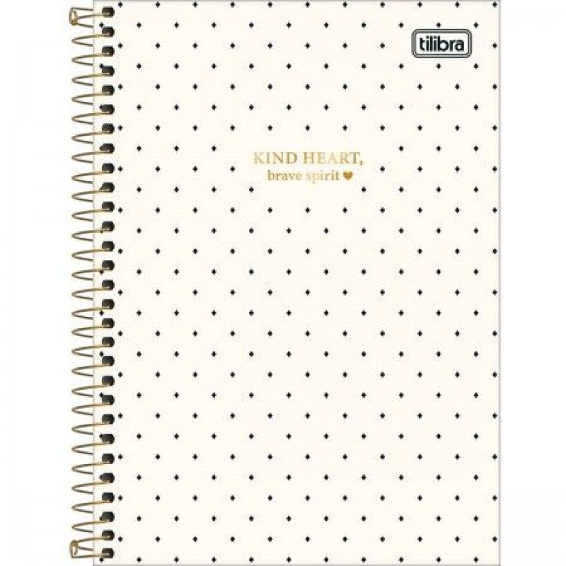 CADERNETA 80 FOLHAS ESPIRAL CAPA DURA WEST VILLAGE TILIBRA - REF. 31991 - PACOTE COM 4 UNIDADES