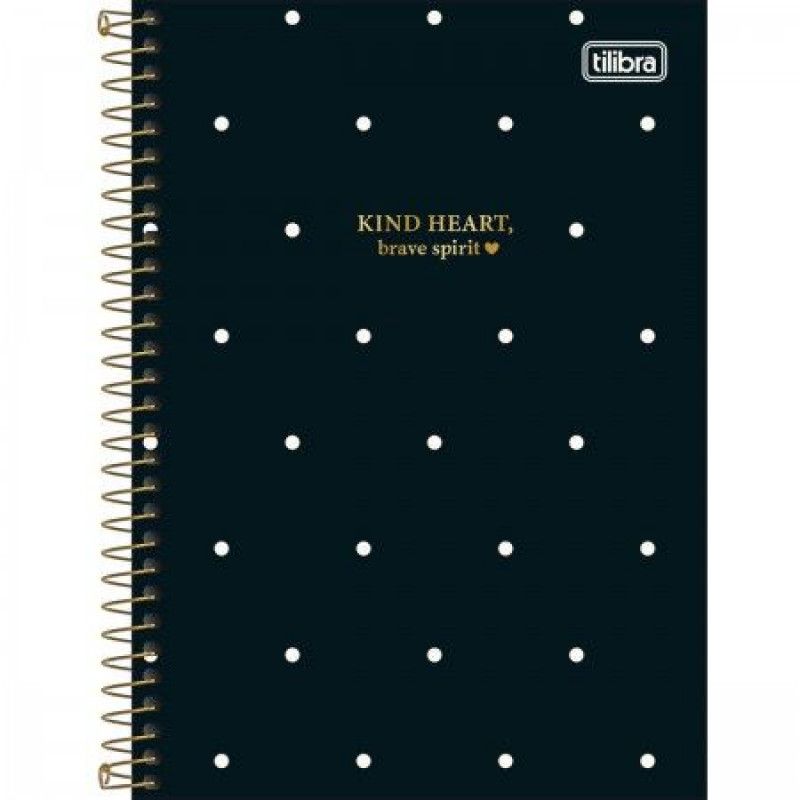 CADERNETA 80 FOLHAS ESPIRAL CAPA DURA WEST VILLAGE TILIBRA - REF. 31991 - PACOTE COM 4 UNIDADES