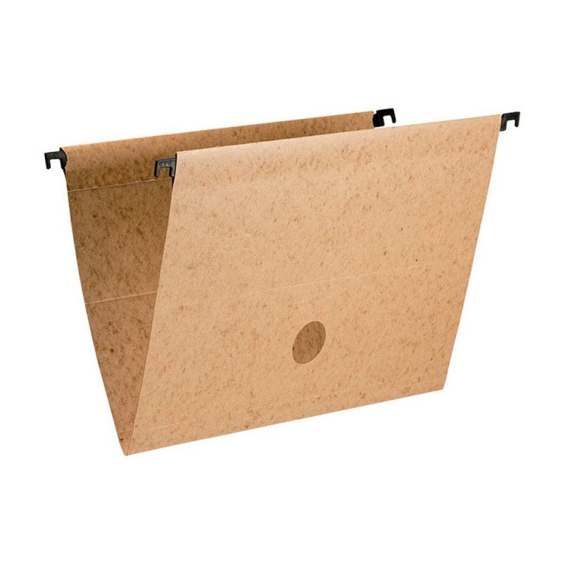 PASTA SUSPENSA MARMORIZADA PLAS.TICA HASTE PLASTICA COM GRAMPO 305G - REF. 0039.F - CAIXA COM 50 UNIDADES