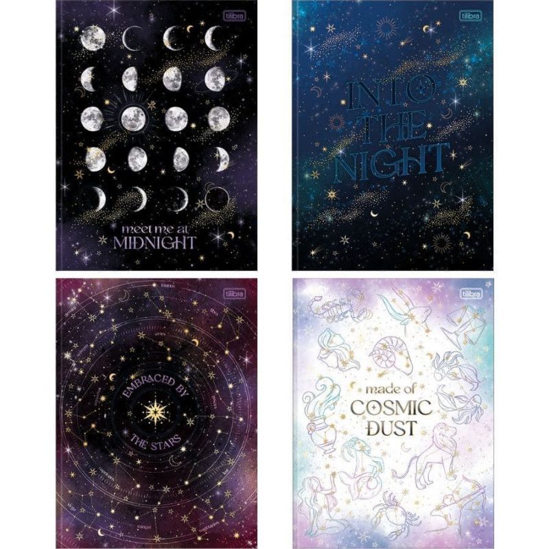 CADERNO BROCHURAO CAPA DURA 80 FOLHAS MAGIC TILIBRA - REF. 33248 - PACOTE COM 5 UNIDADES
