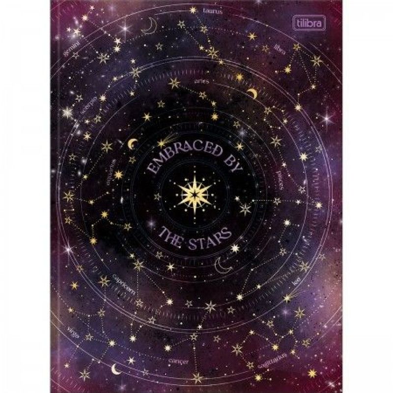 CADERNO BROCHURAO CAPA DURA 80 FOLHAS MAGIC TILIBRA - REF. 33248 - PACOTE COM 5 UNIDADES