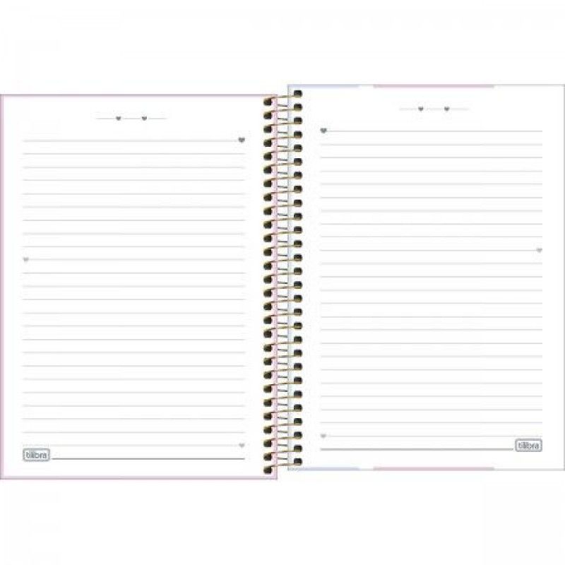 CADERNETA 80 FOLHAS ESPIRAL CAPA DURA HAPPY TILIBRA - REF. 31994 - PACOTE COM 4 UNIDADES