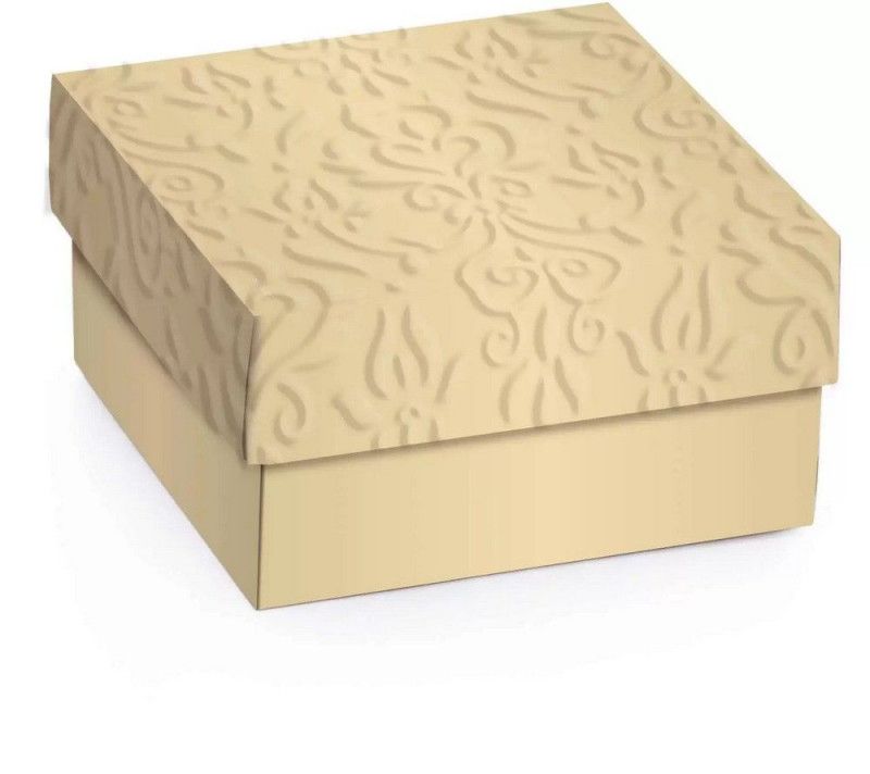 CAIXA PARA  PRESENTE QUADRADA MINI COM TAMPA G 12X4X12CM - REF. 13002395 - PACOTE COM 10 UNIDADES