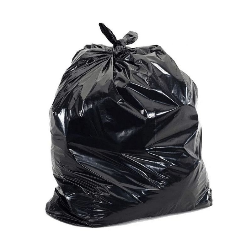 SACO PARA LIXO 100 LITROS 6KG PRETO - REF. 0014 - PACOTE COM 6KG