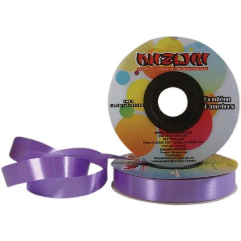 FITA PLASTICA 16MMX50M LILAS NIZURI - REF. 17 - 1 UNIDADE