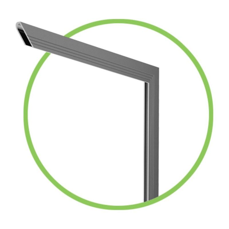 QUADRO BRANCO 120CM X 90CM ALUMINIO POP MAGNETICO - REF. 1095 - 1 UNIDADE