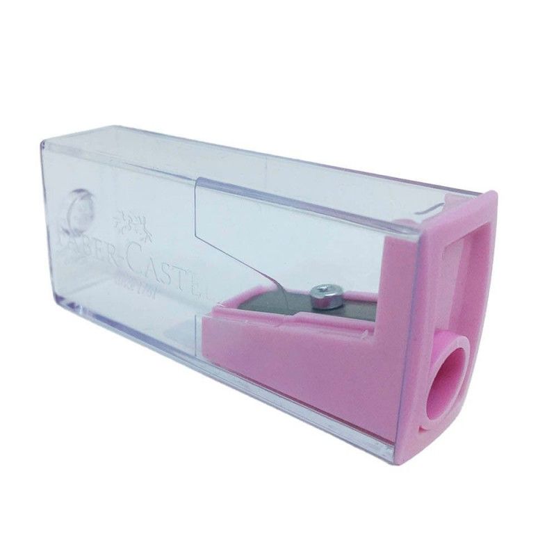 APONTADOR COM DEPOSITO TONS PASTEL FABER-CASTELL - REF. 125PASTELZF - CAIXA COM 25 UNIDADES