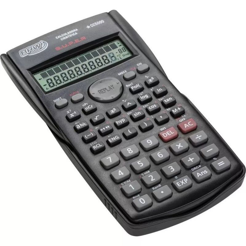 CALCULADORA CIENTIFICA 12 DIGITOS BATERIA CC5000 BRW - REF. CC5000 - 1 UNIDADE