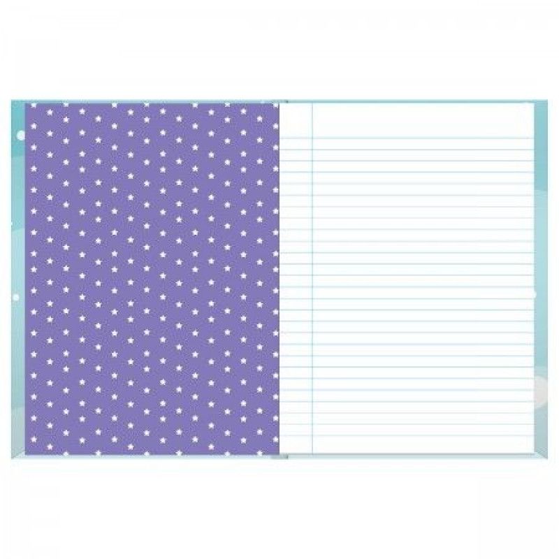 CADERNO BROCHURAO CAPA DURA 80 FOLHAS UNICORNIO FORONI - REF. 6203 - PACOTE COM 5 UNIDADES