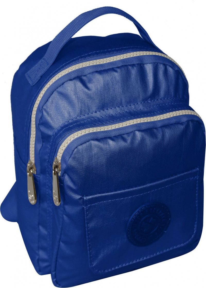 MOCHILA DE COSTAS MINI METALIZADA AZUL YEPP - REF. MB13030 - 1 UNIDADE