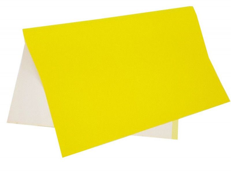 PAPEL CAMURCA 40X60CM AMARELO VMP - REF. 214.1.06 - PACOTE COM 25 UNIDADES