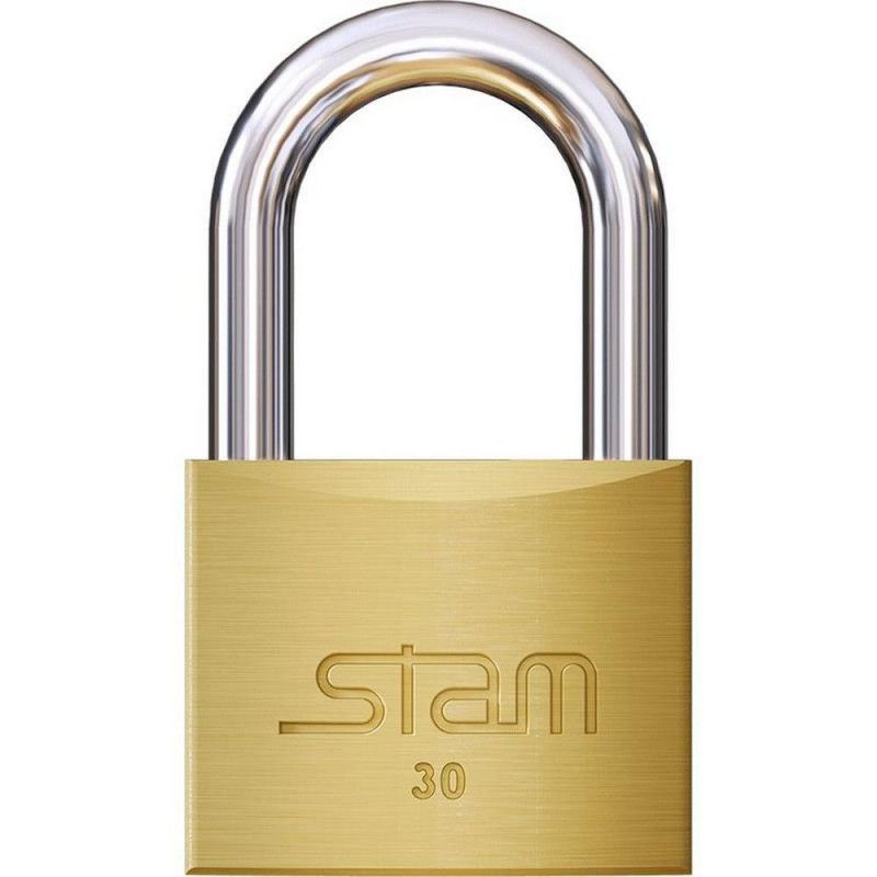 CADEADO 30MM LATAO MACICO STAM - 30MM - 1 UNIDADE