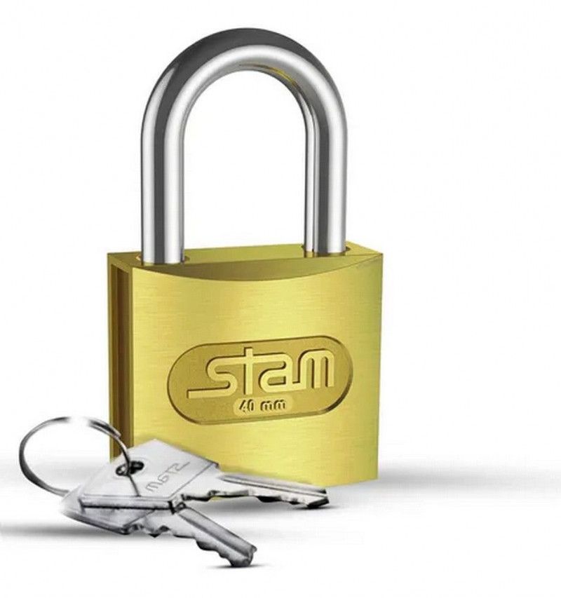 CADEADO 40MM LATAO MACICO STAM - 40MM - 1 UNIDADE
