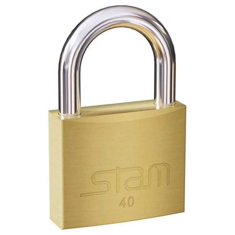 CADEADO 40MM LATAO MACICO STAM - 40MM - 1 UNIDADE