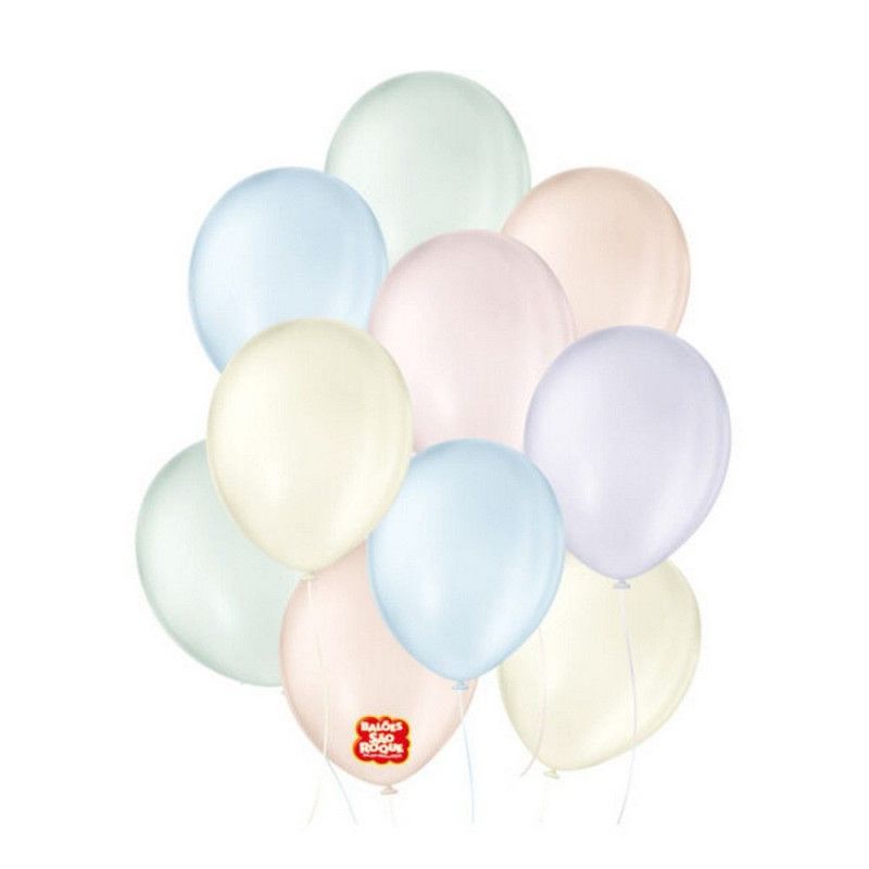 BALAO N.11 CANDY COLORS SORTIDO SAO ROQUE - REF. 110569625 - PACOTE COM 25 UNIDADES