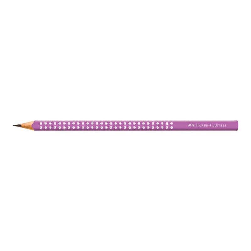 LAPIS PRETO ECO TRIANGULAR SPARKLE FABER-CASTELL - REF. SPKRS - PACOTE COM 72 UNIDADES