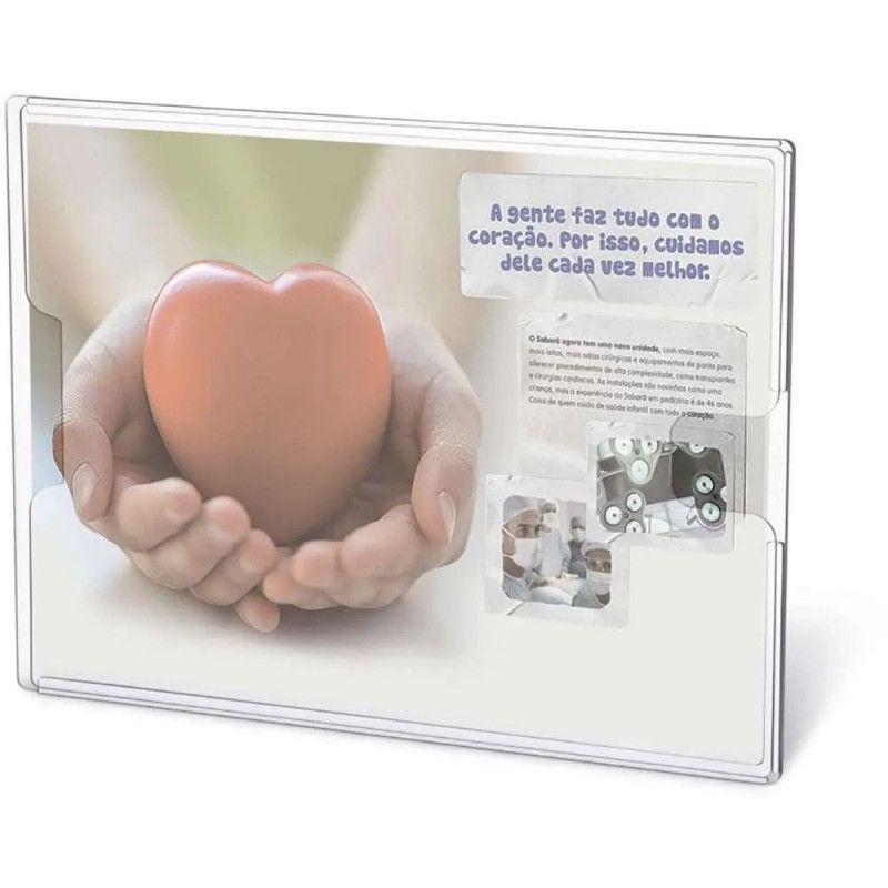 QUADRO MULTIUSO A5 DISPLAY OFFICE WALEU - REF. 10090011 - 1 UNIDADE