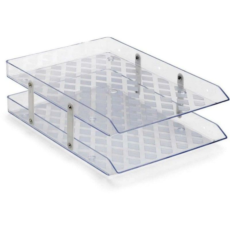 CAIXA CORRESPONDENCIA DUPLA FIXA CRISTAL WALEU - REF. 10050006 - 1 UNIDADE