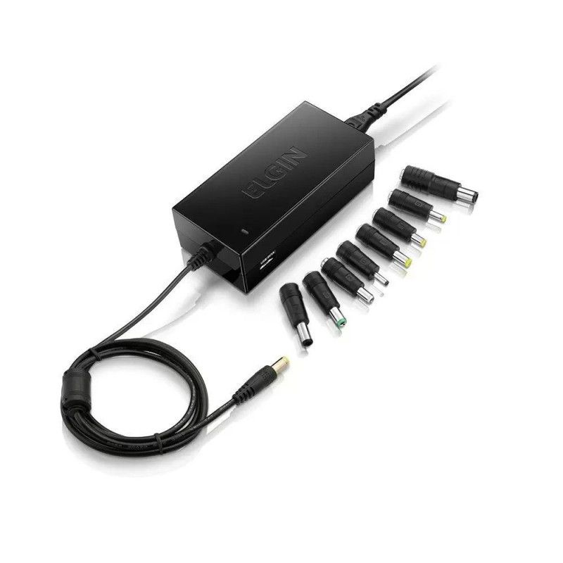 CARREGADOR NOTEBOOK 10 PINOS UNIVERSAL ELGIN - REF. 46RFTE90W000 - 1 UNIDADE