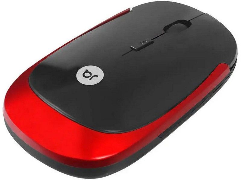 MOUSE OPTICO USB 0180 PRETO/VERMELHO BRIGHT - REF. 0180 - 1 UNIDADE