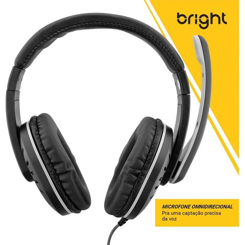 FONE DE OUVIDO HEADSET HOME 0181 BRIGHT - REF. 0181 - 1 UNIDADE
