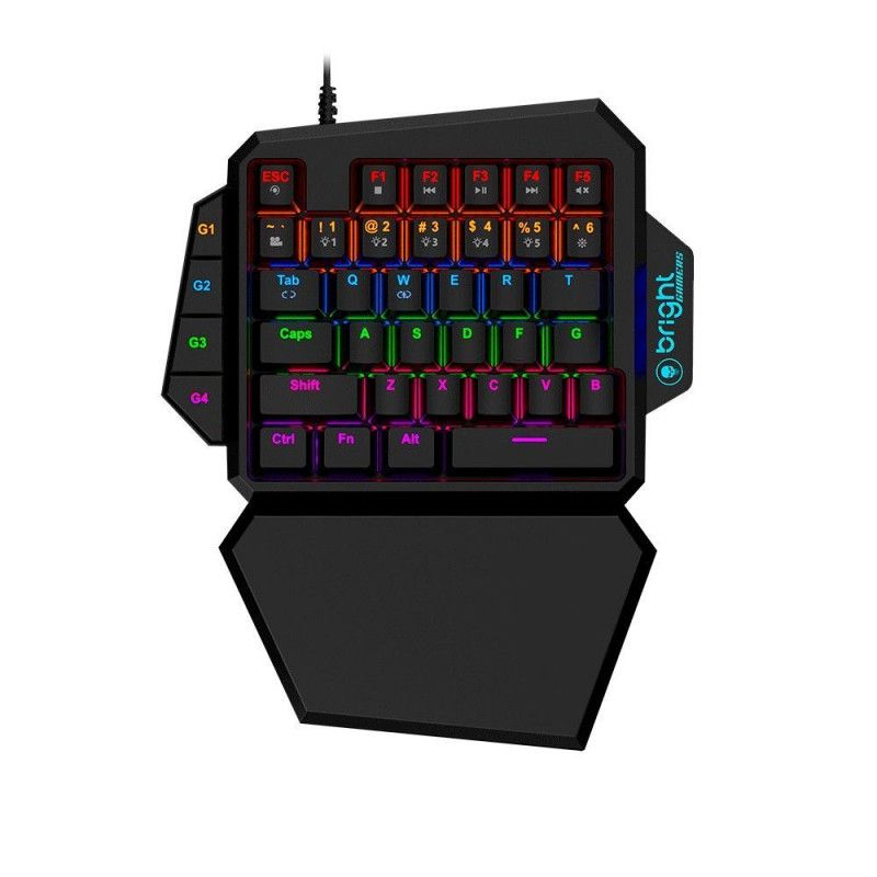 TECLADO MECANICO GAMER 1 MAO GTC563 BRIGHT - REF. GTC563 - 1 UNIDADE
