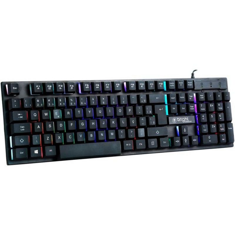 TECLADO/MOUSE/HEADSET GAMER COMBO 3 BRIGHT - REF. 0543 - 1 UNIDADE