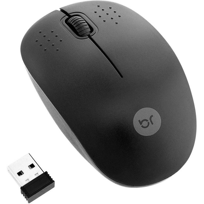 MOUSE SEM FIO 0404 PRETO BRIGHT - REF. 0404 - 1 UNIDADE
