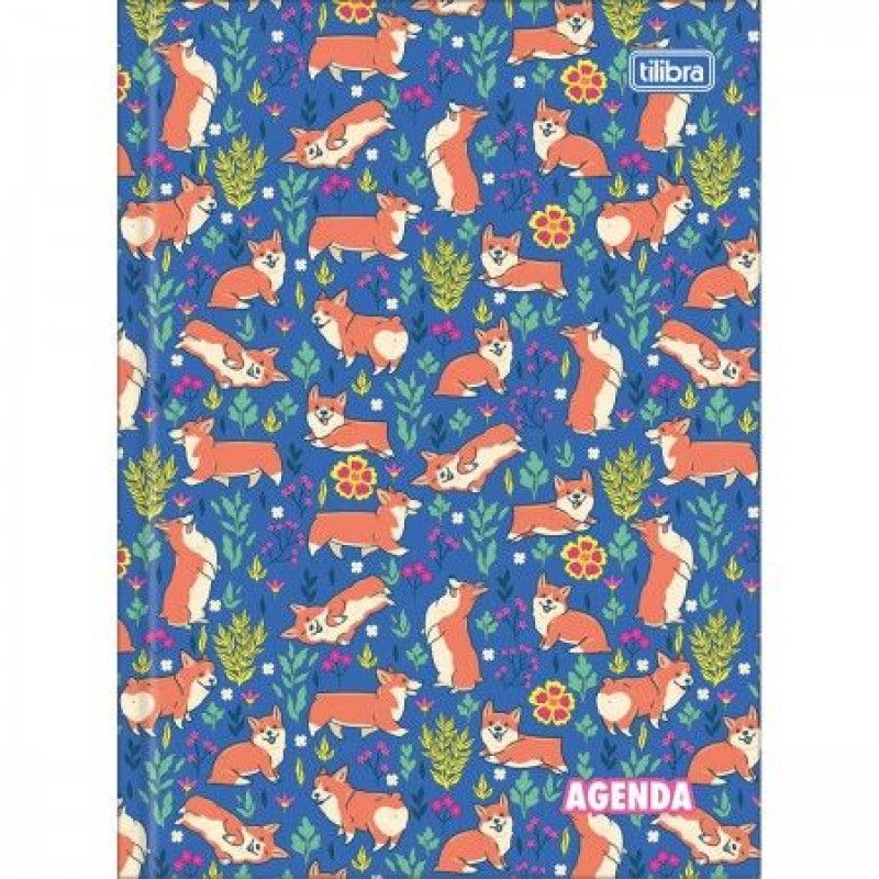 AGENDA COSTURADA PERMANENTE PEPPER M4 TILIBRA - REF. 33912 - PACOTE COM 6 UNIDADES SORTIDAS