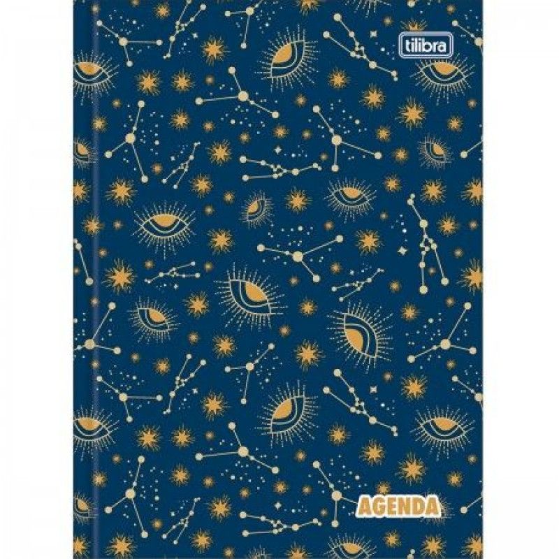 AGENDA COSTURADA PERMANENTE PEPPER M4 TILIBRA - REF. 33912 - PACOTE COM 6 UNIDADES SORTIDAS