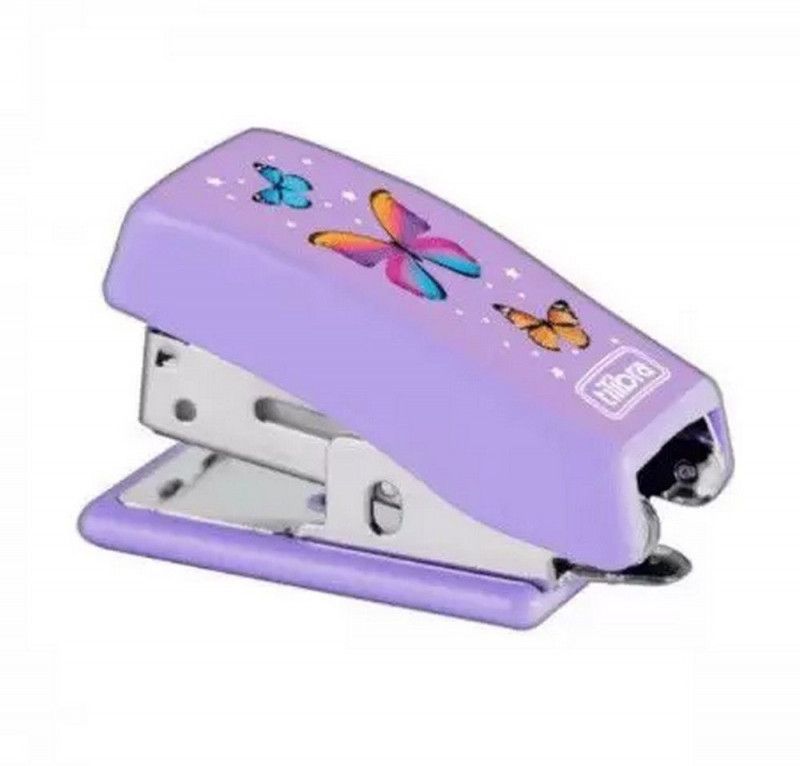 GRAMPEADOR MINI BORBOLETA 12 FOLHAS+ 830 GRAMPOS - REF. 33803 - 1 UNIDADE