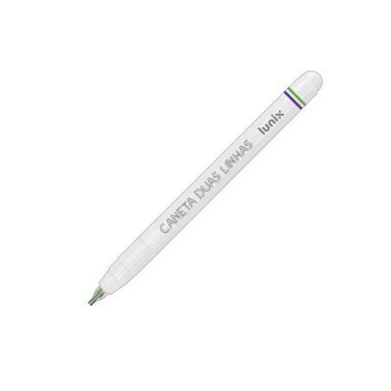 CANETA DUAS LINHAS LUNIX TILIBRA - REF. 33758 - CAIXA COM 24 UNIDADES