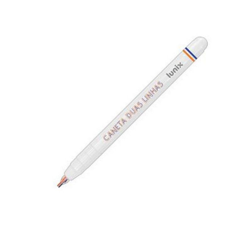 CANETA DUAS LINHAS LUNIX TILIBRA - REF. 33758 - CAIXA COM 24 UNIDADES