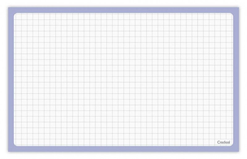FICHA QUADRICULADO 5X8 BORDA COLORIDA COM 50 CREDEAL - REF. 276334 - 1 UNIDADE