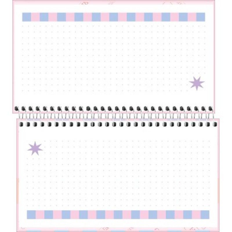 AGENDA ESPIRAL HAPPY BOLSO M2 TILIBRA 2026 - REF. 314226 - PACOTE COM 5 UNIDADES SORTIDAS
