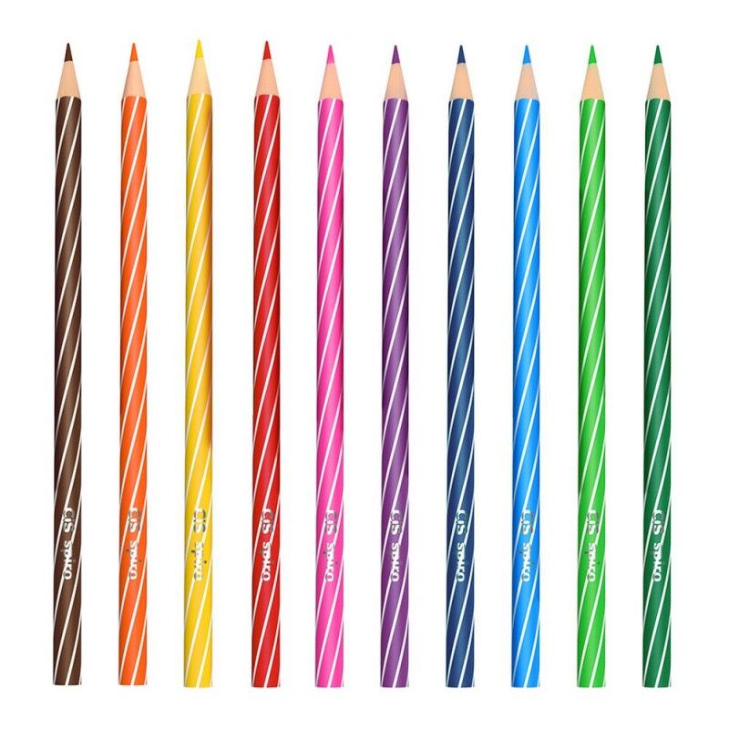 LAPIS 12 CORES SPIRO CIS - REF. 44.8002 - PACOTE COM 6 UNIDADES