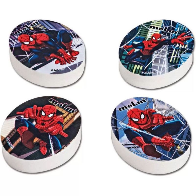 BORRACHA SPIDERMAN MOLIN - REF. 14185 - CAIXA COM 20 UNIDADES