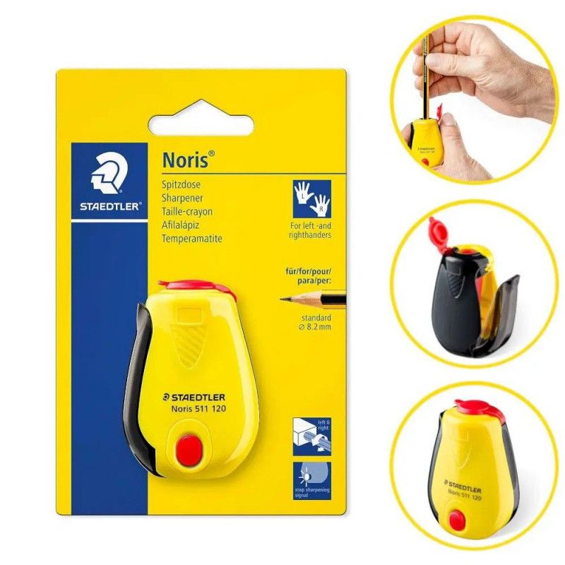 APONTADOR DEPOSITO NORIS BLISTER STAEDTLER - REF. 511 120 BK - 1 UNIDADE