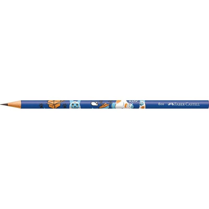 LAPIS PRETO ECO REDONDO PETS FABER-CASTELL - REF. 935PET - CAIXA COM 72 UNIDADES