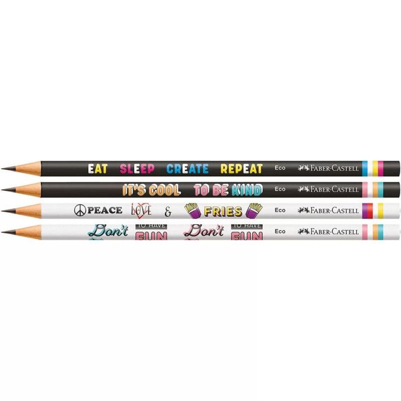 LAPIS PRETO ECO REDONDO POSTER FABER CASTELL - REF. 935POS - CAIXA COM 72 UNIDADES
