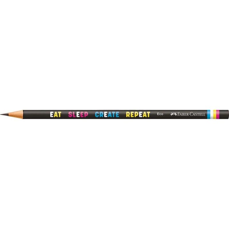 LAPIS PRETO ECO REDONDO POSTER FABER CASTELL - REF. 935POS - CAIXA COM 72 UNIDADES