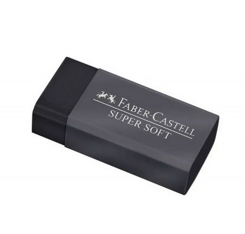 BORRACHA SUPER SOFT FABER CASTELL - REF. SOFTBOR - CAIXA COM 24 UNIDADES