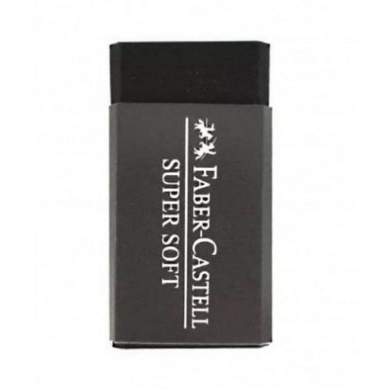 BORRACHA SUPER SOFT FABER CASTELL - REF. SOFTBOR - CAIXA COM 24 UNIDADES