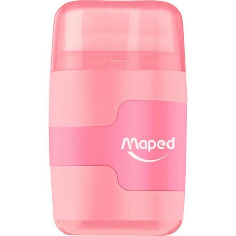 APONTADOR BORRACHA 2F. CONNECT PASTEL MAPED - 049231 - CAIXA COM 20 UNIDADES