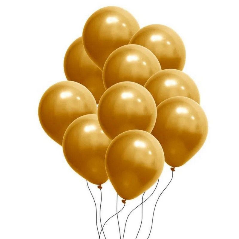BALAO CINTILANTE N. 5 DOURADO SAO ROQUE - REF. 105161225 - PACOTE COM 25 UNIDADES
