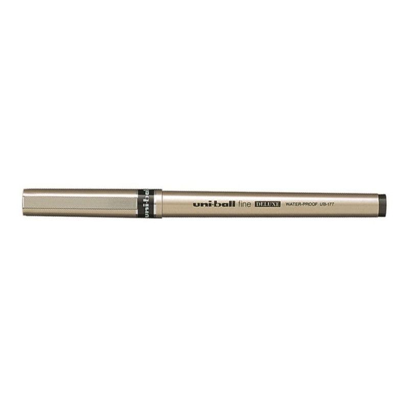 CANETA ROLLER 0.7 DELUXE FINE PRETO UNIBALL - REF. UB-177 - CAIXA COM 12 UNIDADES