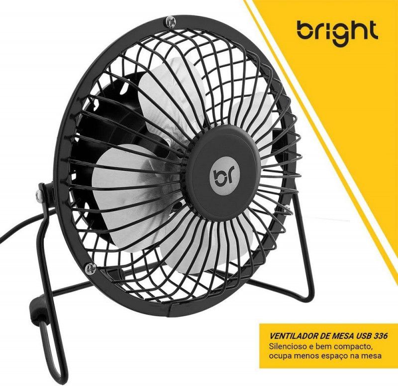 VENTILADOR MESA USB 15CM BRIGHT - REF. 0336 - 1 UNIDADE