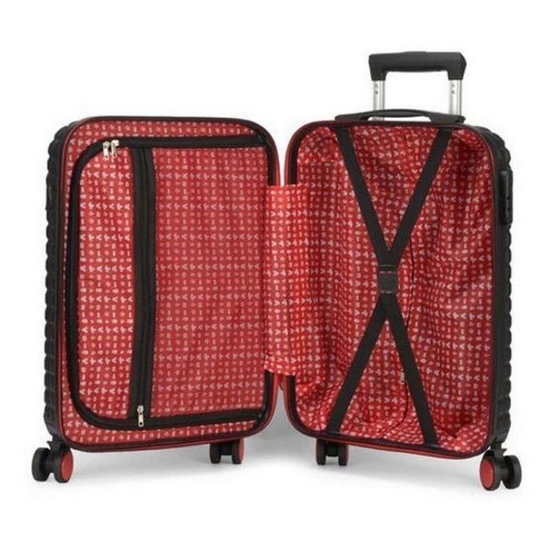 MALA 360 BORDO MICKEY MOUSE PRETO MAXLOG - REF. MF10350MY-P060 - 1 UNIDADE