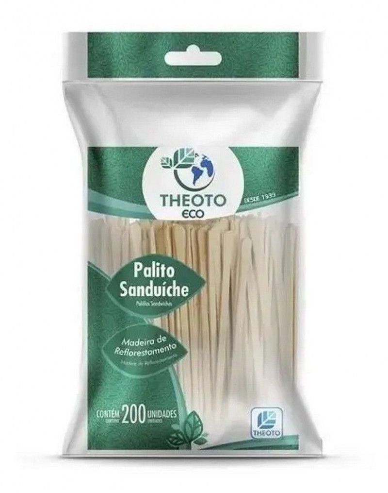 PALITO SANDUICHE COM 200 PECAS THEOTO - 53033  1 PACOTE